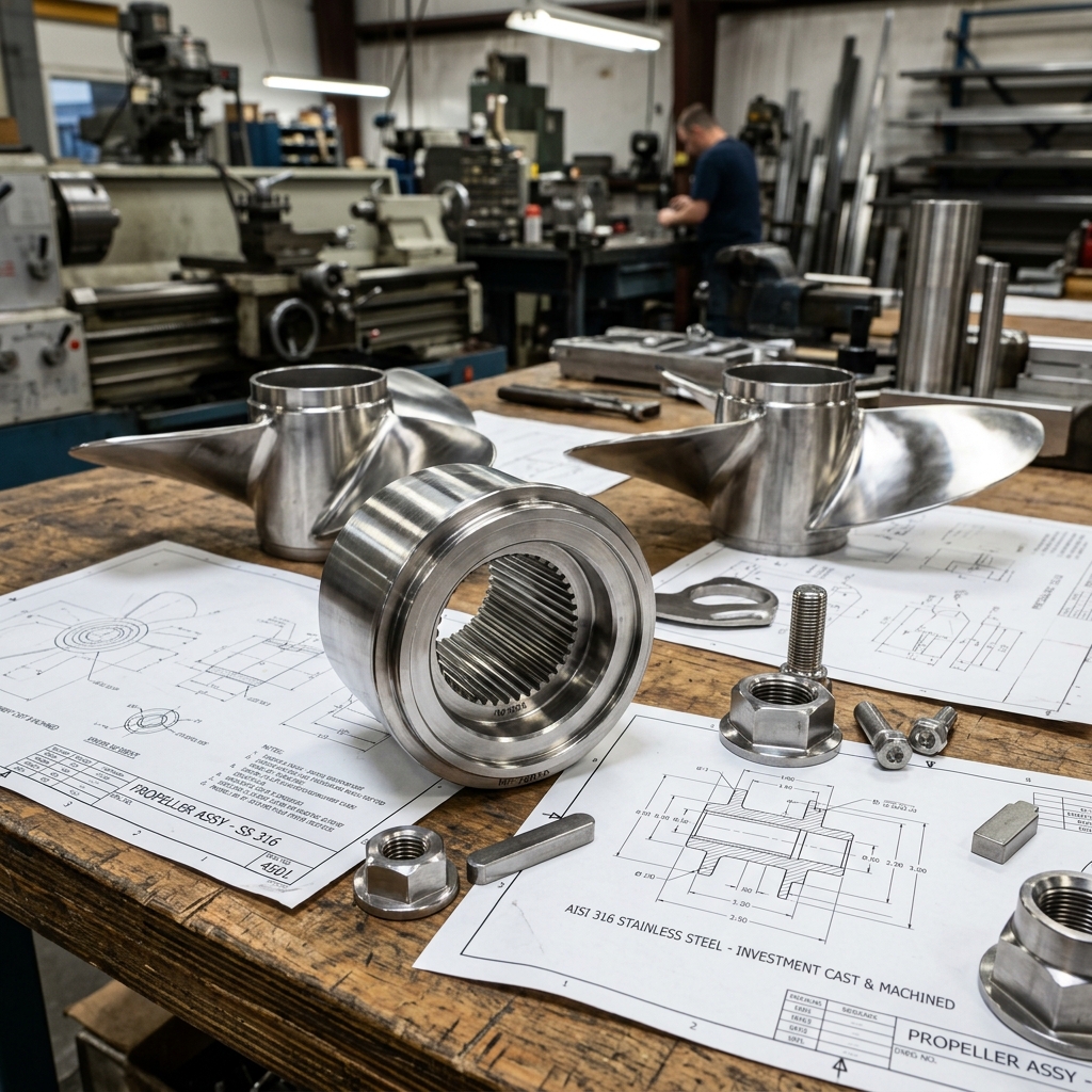 Machined Propeller Components